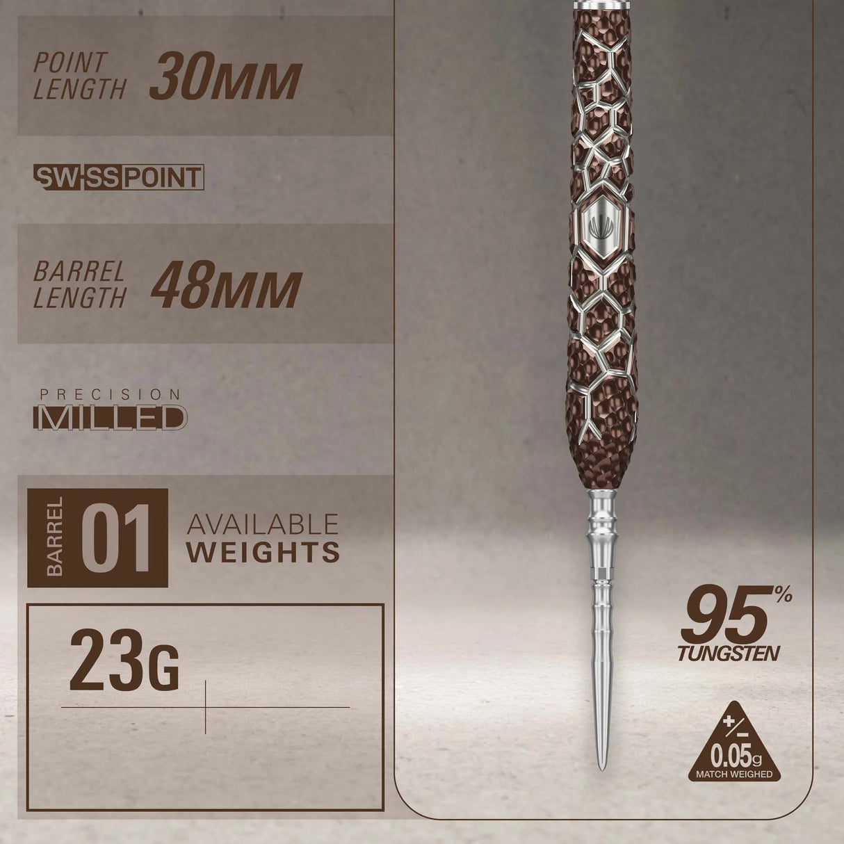 Target Japan Fable Limited Edition 95% Tungsten Steel Tip Darts-5-23 GRAM-Premier Darts