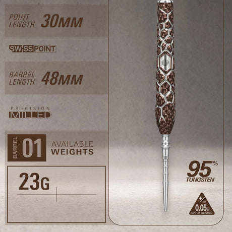 Target Japan Fable Limited Edition 95% Tungsten Steel Tip Darts-Darts-5-Premier Darts