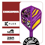 Target Japan Endeavour K-Flex Flight System No6-4-Short-Premier Darts