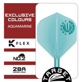 Target Japan Exclusive Edition Aquamarine K-Flex Flight System No2-5-Short-Premier Darts