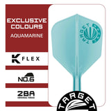 Target Japan Exclusive Edition Aquamarine K-Flex Flight System No6-4-Short-Premier Darts