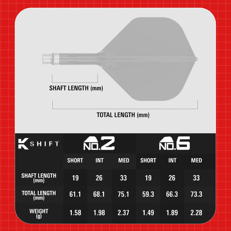 Target Darts K-Shift Flight System No2-Dart Flights-6-Premier Darts