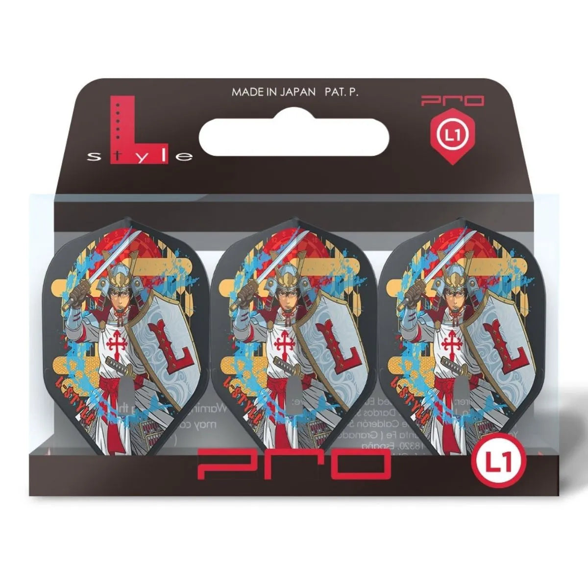 L-Style Darts L-Flight PRO L1 Robert Marijanovic V3 Black Flights-3-Premier Darts
