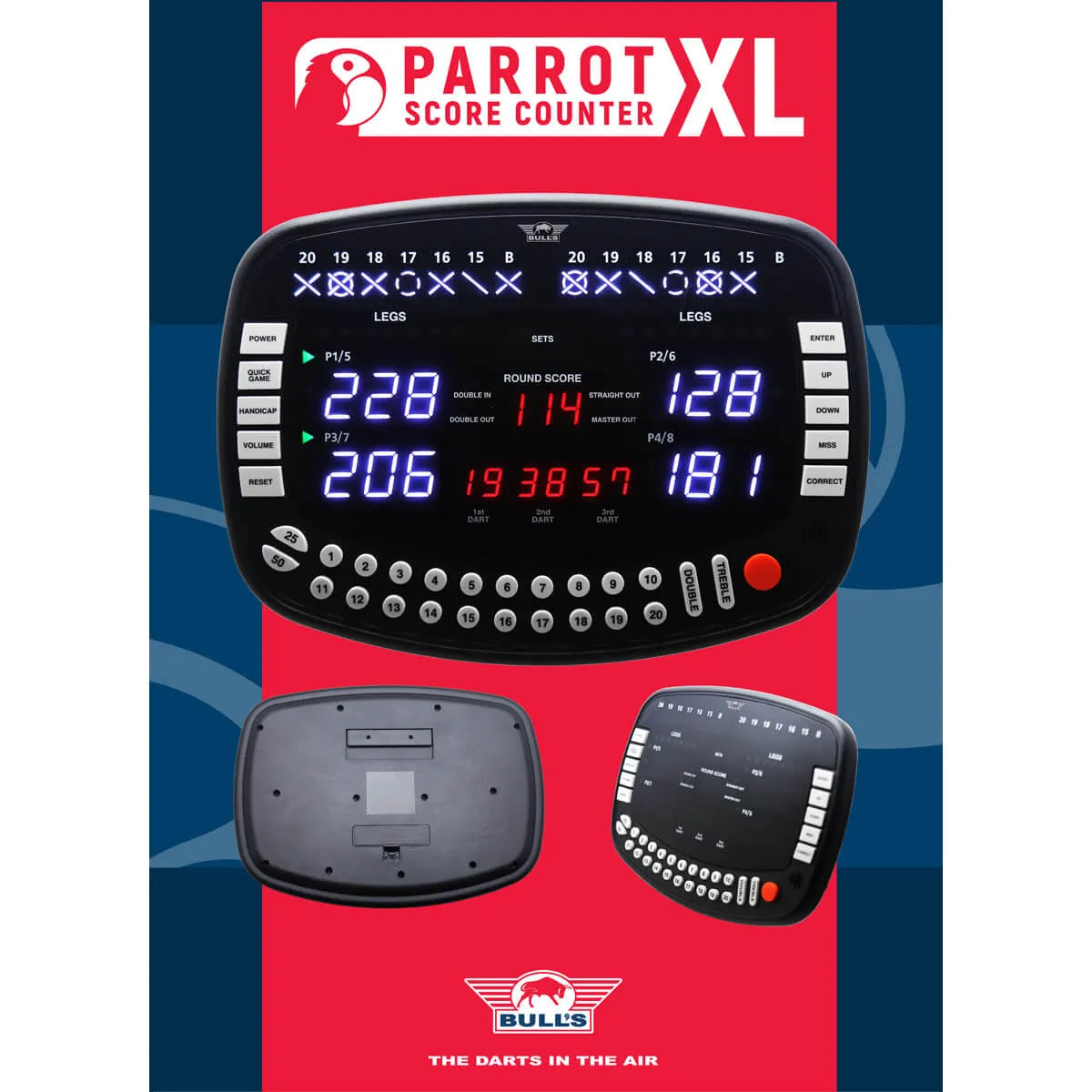 Bull's NL Parrot XL Score Counter-4-Premier Darts