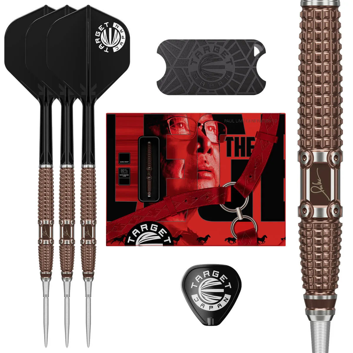 Target Japan Paul Lim The Legend Gen 10 SP 90% Tungsten Steel Tip Darts-4-23 GRAM-Premier Darts