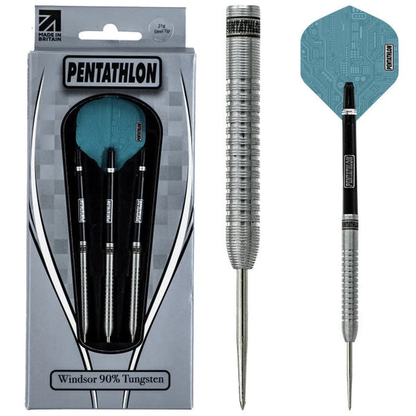 Pentathlon Windsor 90% Tungsten Steel Tip Darts-1-19 GRAM-Premier Darts