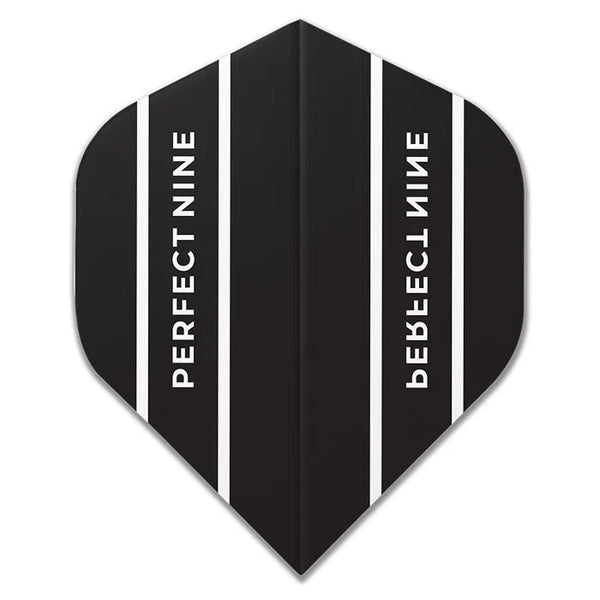 Perfect Nine Clear Black Flights-1-Premier Darts