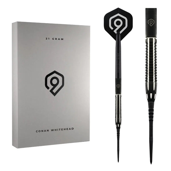 Perfect Nine Conan Whitehead 90% Tungsten Steel Tip Darts-1-21 GRAM-Premier Darts
