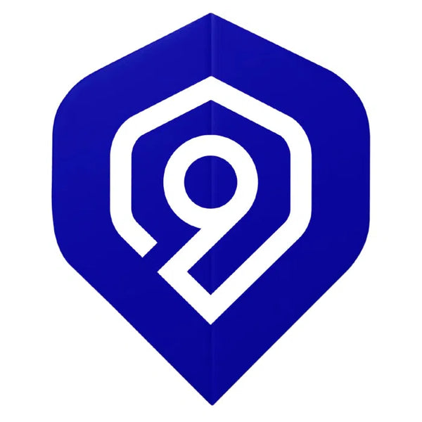 Perfect Nine Logo Blue Flights-1-Premier Darts