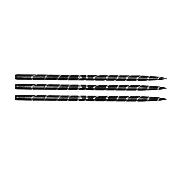 Pharaoh Points Nefertiti Finger Swirl Grip Dart Points-1-Black-26mm-Premier Darts