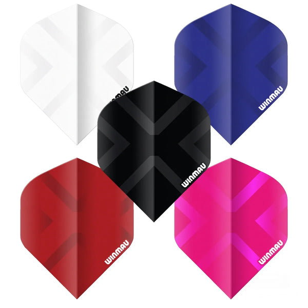 Winmau Prism X Premium Standard Dart Flights-1-Black-Premier Darts