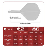 Target Japan Pyro G2 K-Flex Flight System No2-4-Short-Premier Darts