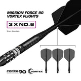 Mission Quantum R2.5 95% Tungsten Steel Tip Darts-7-21 GRAM-Premier Darts