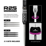 Mission Quantum R2.5 95% Tungsten Steel Tip Darts-8-21 GRAM-Premier Darts