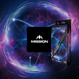 Mission Quantum R2.5 95% Tungsten Steel Tip Darts-9-21 GRAM-Premier Darts