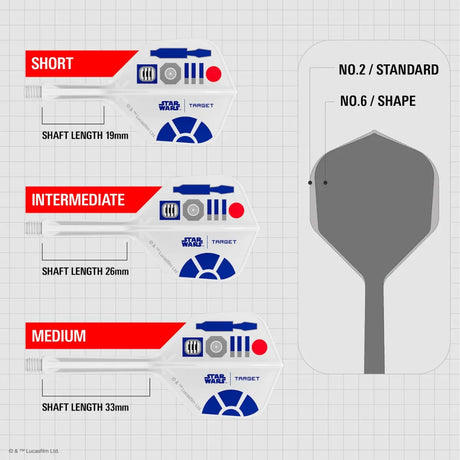 Target Darts R2D2 KFlex Flight System No2