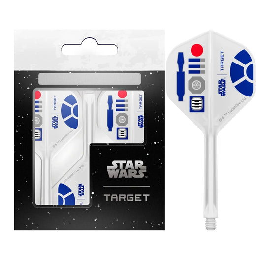 Star Wars | Target R2D2 K-Flex Flight System No2-1-Short-Premier Darts