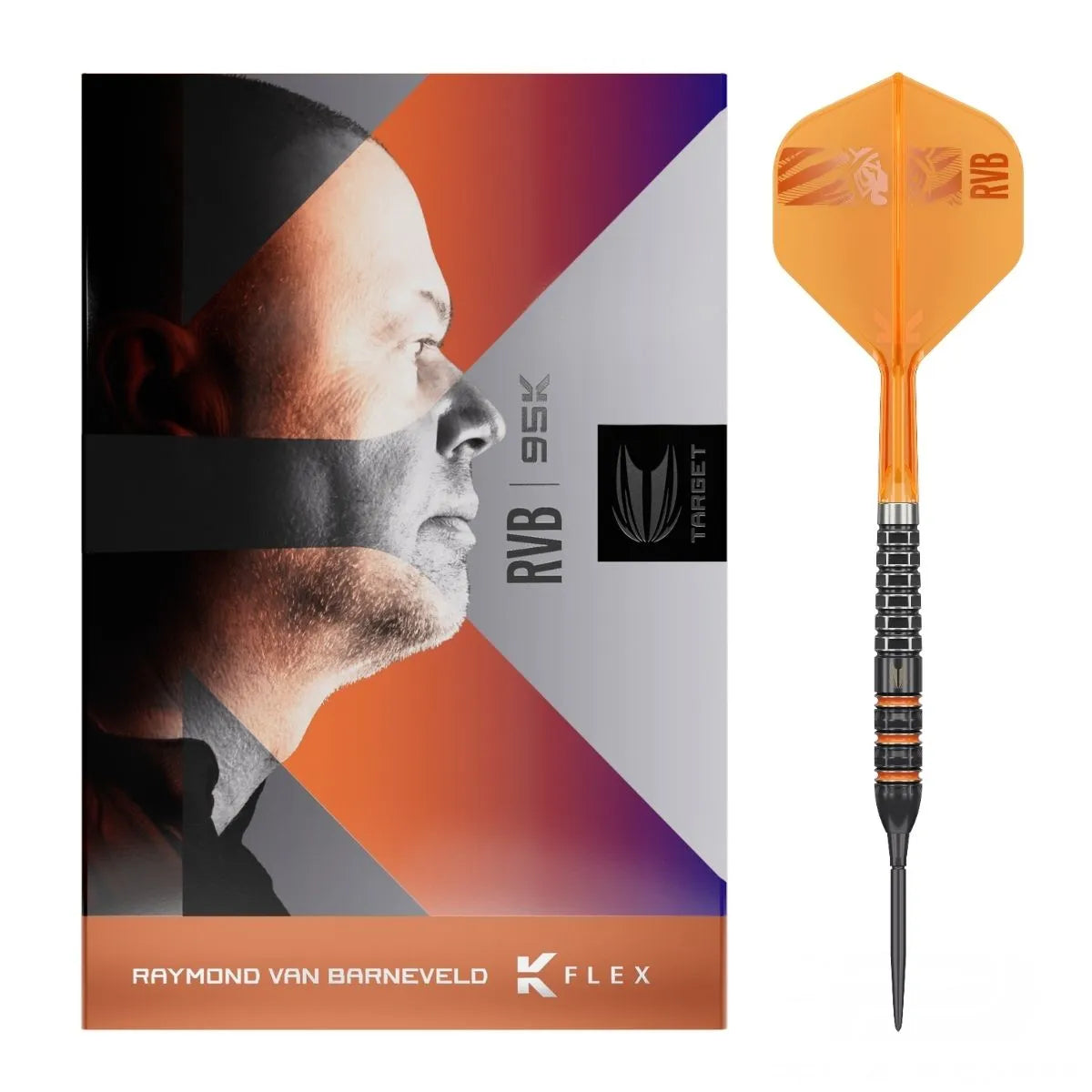 Target Darts Raymond Van Barneveld 95K 95% Tungsten Steel Tip Darts-1-21 GRAM-Premier Darts