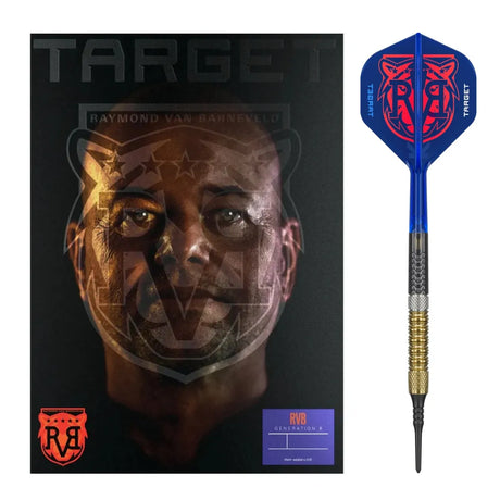Target Darts Raymond Van Barneveld Gen6 95% Tungsten Soft Tip Darts