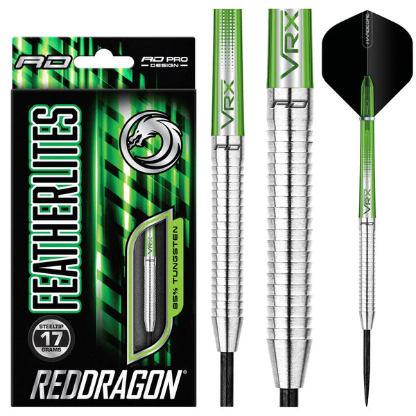 Red Dragon Featherlite 2 85% Tungsten Steel Tip Darts-1-12 GRAM-Premier Darts