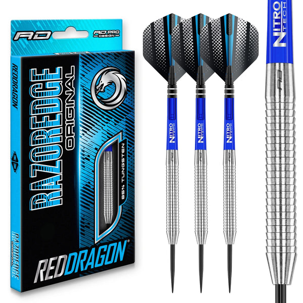Red Dragon Razor Edge Original 85% Tungsten Steel Tip Darts-1-20 GRAM-Premier Darts