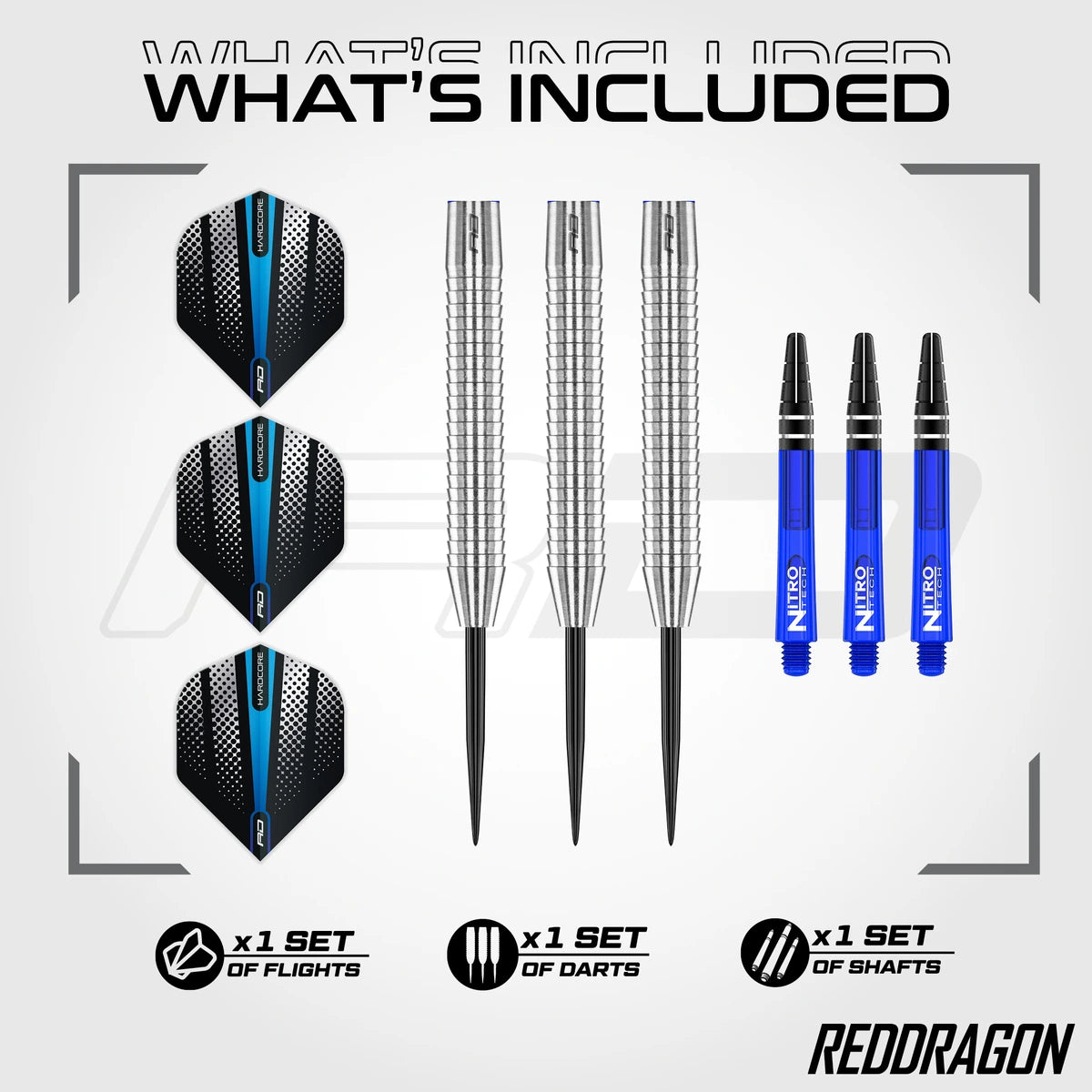Red Dragon Razor Edge Original 85% Tungsten Steel Tip Darts-3-20 GRAM-Premier Darts