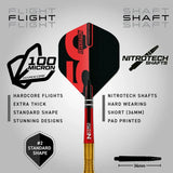Red Dragon 50 Year Collection Golden Virgin 5 90% Tungsten Steel Tip Darts