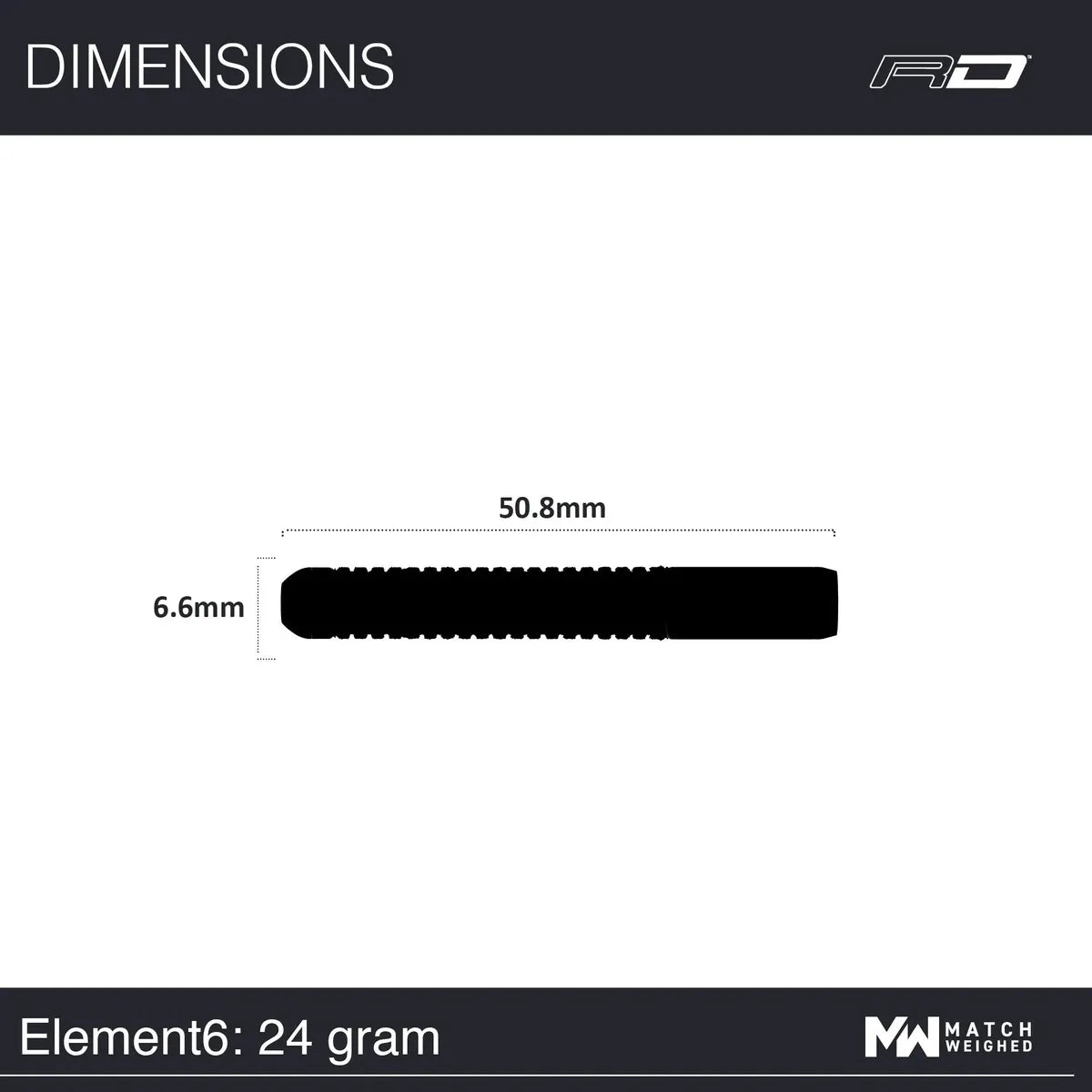 Red Dragon 50 Year Collection Element6 B 90% Tungsten Steel Tip Darts