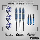 Red Dragon Luke Humphries TX5 90% Tungsten Steel Tip Darts