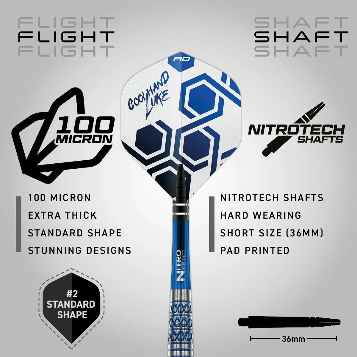 Red Dragon Luke Humphries TX5 90% Tungsten Steel Tip Darts