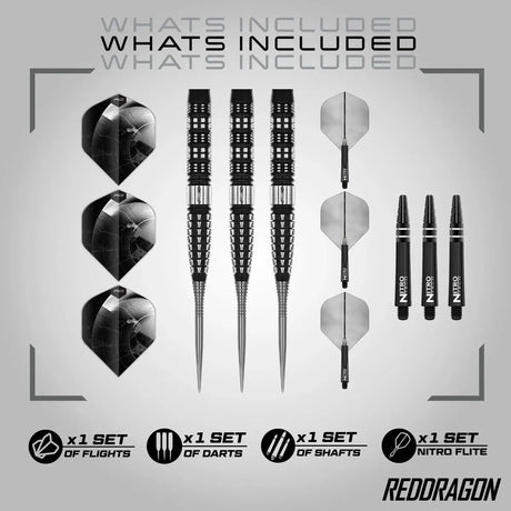 Red Dragon Recon - Tapered 90% Tungsten Steel Tip Darts-4-21 GRAM-Premier Darts