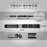 Red Dragon Recon - Parallel 90% Tungsten Steel Tip Darts-6-22 GRAM-Premier Darts