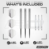 Red Dragon Javelin Original 85% Tungsten Steel Tip Darts-3-21 GRAM-Premier Darts