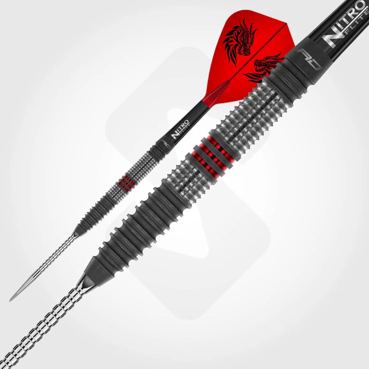 Red Dragon Jonny Clayton Hiraeth SP 90% Tungsten Steel Tip Darts-2-22 GRAM-Premier Darts