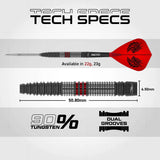Red Dragon Jonny Clayton Hiraeth SP 90% Tungsten Steel Tip Darts-6-22 GRAM-Premier Darts