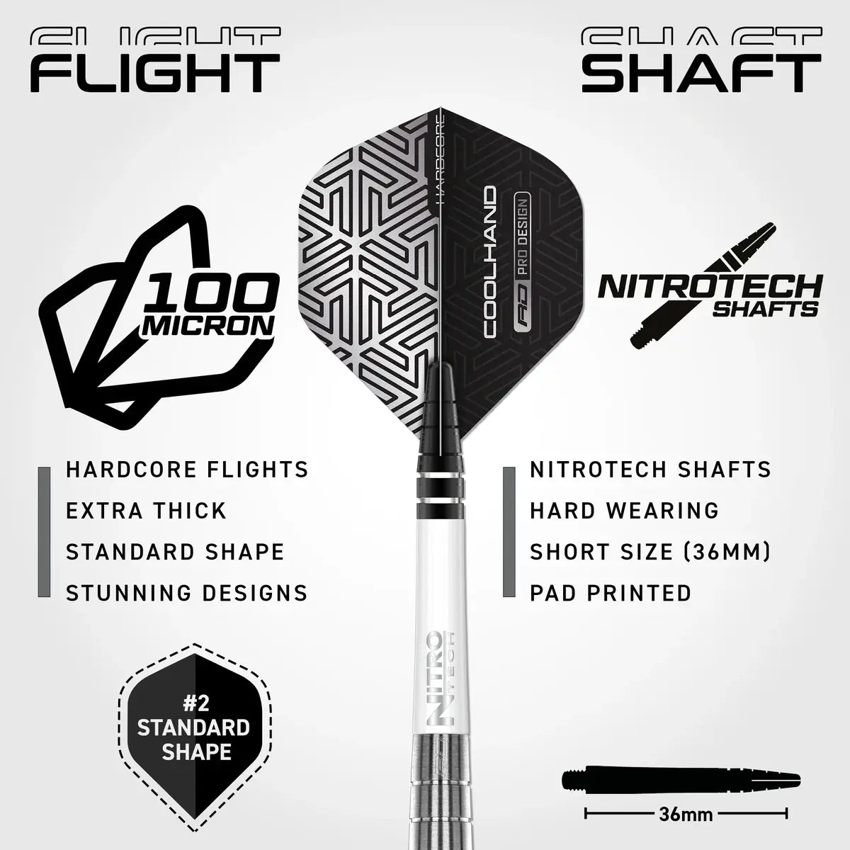 Red Dragon Luke Humphries TX1 Pioneer 90% Tungsten Steel Tip Darts-4-22 GRAM-Premier Darts