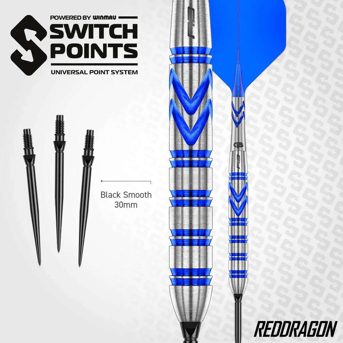 Red Dragon Gerwyn Price Blue Originals SP 90% Tungsten Steel Tip Darts-4-23 GRAM-Premier Darts