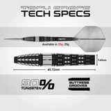 Red Dragon Recon Torpedo SP 90% Tungsten Steel Tip Darts-6-23 GRAM-Premier Darts