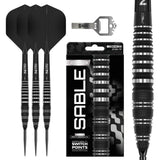 Red Dragon Sable Bomb SP 90% Tungsten Steel Tip Darts-1-22 GRAM-Premier Darts