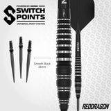 Red Dragon Sable Bomb SP 90% Tungsten Steel Tip Darts-4-22 GRAM-Premier Darts