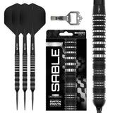 Red Dragon Sable Parallel SP 90% Tungsten Steel Tip Darts-1-21 GRAM-Premier Darts