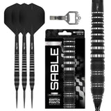 Red Dragon Sable Torpedo SP 90% Tungsten Steel Tip Darts-1-23 GRAM-Premier Darts