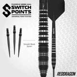 Red Dragon Sable Torpedo SP 90% Tungsten Steel Tip Darts-4-23 GRAM-Premier Darts