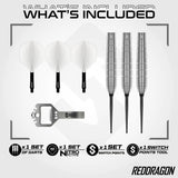 Red Dragon Luke Humphries TX1 Pioneer SP 90% Tungsten Steel Tip Darts-3-22 GRAM-Premier Darts