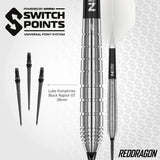 Red Dragon Luke Humphries TX1 Pioneer SP 90% Tungsten Steel Tip Darts-4-22 GRAM-Premier Darts