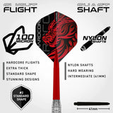 Red Dragon Jonny Clayton SE Brass Steel Tip Darts-4-21 GRAM-Premier Darts