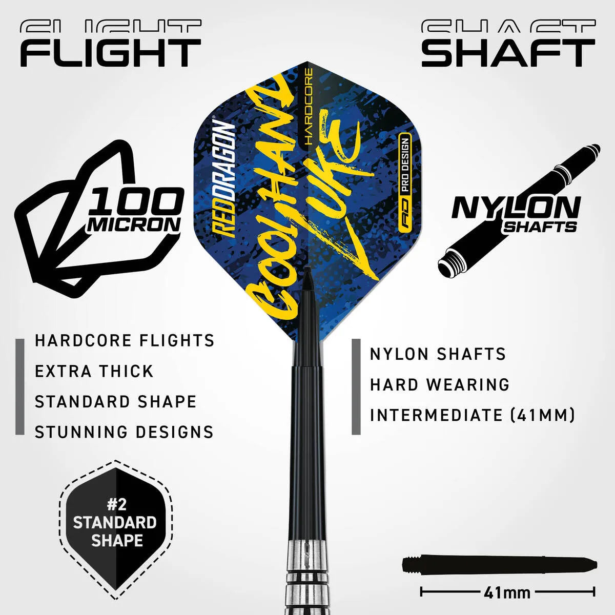 Red Dragon Luke Humphries SE Brass Steel Tip Darts-4-22 GRAM-Premier Darts