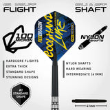 Red Dragon Luke Humphries SE Brass Steel Tip Darts-4-22 GRAM-Premier Darts
