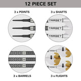 Target Darts Redux 10 90% Tungsten Soft Tip Darts
