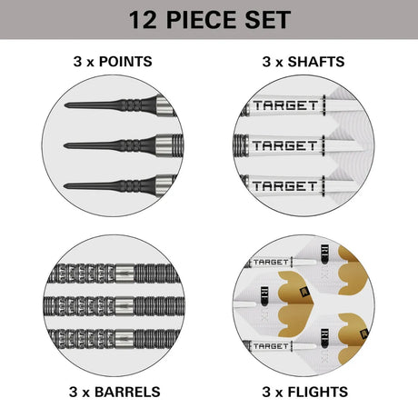 Target Darts Redux 10 90% Tungsten Soft Tip Darts